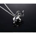 Personalisierte Silber Farbe Elefant Charm Anhänger Halskette Schmuck